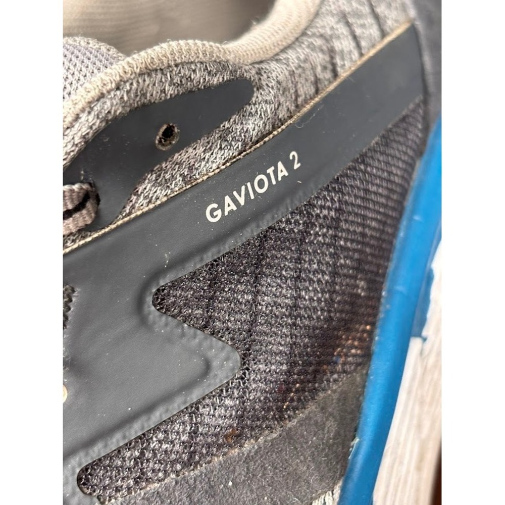 Hoka One One Gaviota 2 1099629 FGSR Men's 9.5 Gray Blue Running Shoes - Picture 9 of 10